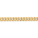 14k 8mm Flat Beveled Curb Chain-WBC-FBU200-22