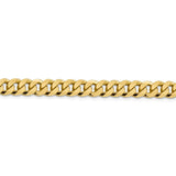 14k 8.5mm Flat Beveled Curb Chain-WBC-FBU220-8