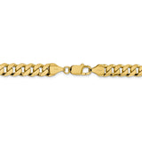 14k 8.5mm Flat Beveled Curb Chain-WBC-FBU220-9