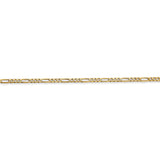 14k 1.8mm Flat Figaro Chain-WBC-FFL050-18