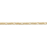 14k 2.75mm Flat Figaro Chain-WBC-FFL070-22