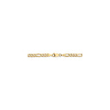 14k 4mm Flat Figaro Chain-WBC-FFL100-8