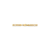 14k 4.75mm Flat Figaro Chain-WBC-FFL120-20