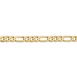 14k 5.25mm Flat Figaro Chain-WBC-FFL140-22