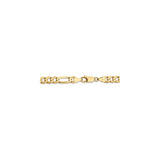 14k 5.25mm Flat Figaro Chain-WBC-FFL140-8