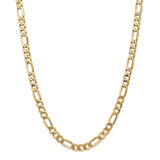 14k 7mm Flat Figaro Chain-WBC-FFL180-24