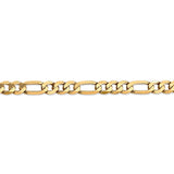 14k 7.5mm Flat Figaro Chain-WBC-FFL200-24