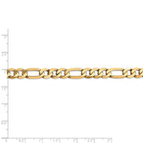 14k 7.5mm Flat Figaro Chain-WBC-FFL200-24