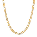 14k 7.5mm Flat Figaro Chain-WBC-FFL200-22