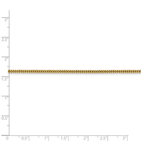 14k 1.4mm Franco Chain-WBC-FRA045-18