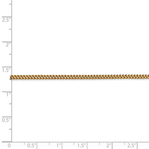 14k 1.5mm Franco Chain-WBC-FRA050-30