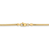 14k 2mm Franco Chain-WBC-FRA065-20