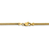 14k 2.3mm Franco Chain-WBC-FRA070-18