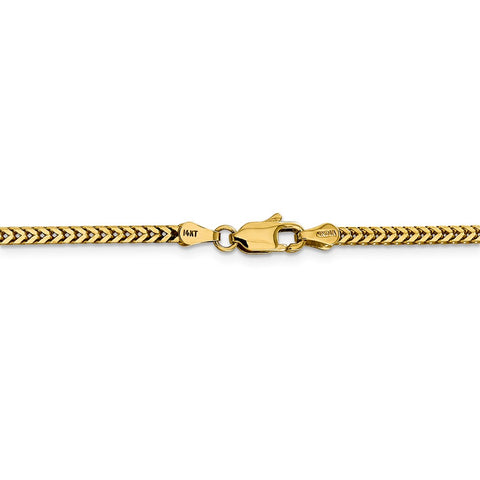 14k 2.3mm Franco Chain-WBC-FRA070-30