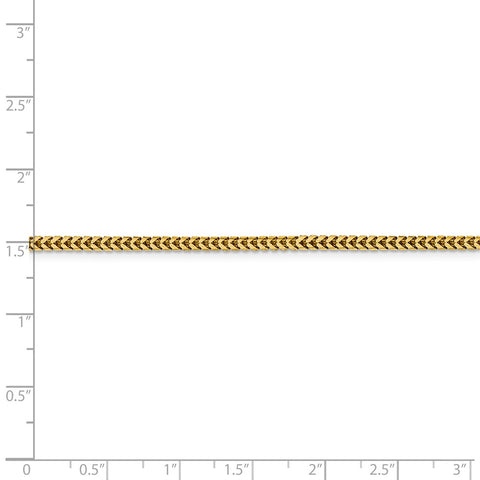 14k 2.3mm Franco Chain-WBC-FRA070-20