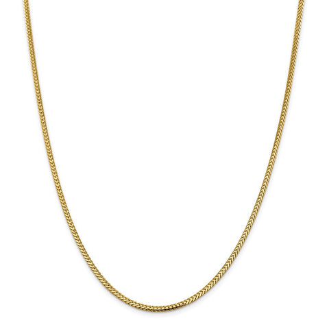 14k 2.3mm Franco Chain-WBC-FRA070-30