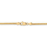 14k 2.5mm Franco Chain-WBC-FRA080-30