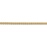 14k 2.5mm Flat Wheat Chain-WBC-FW070-18