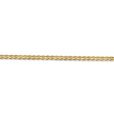 14k 3mm Flat Wheat Chain-WBC-FW085-18