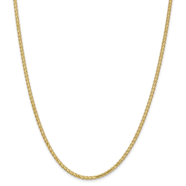 14k 3mm Flat Wheat Chain-WBC-FW085-18