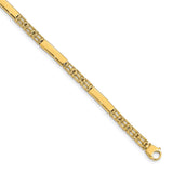 14k Polished Men's Fancy Link Bracelet-WBC-GB262-8.5