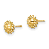 14k Madi K Sunflower Post Earrings-WBC-GK1013