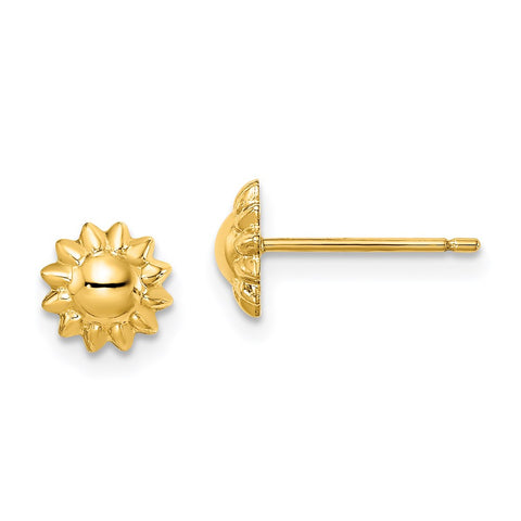 14k Madi K Sunflower Post Earrings-WBC-GK1013