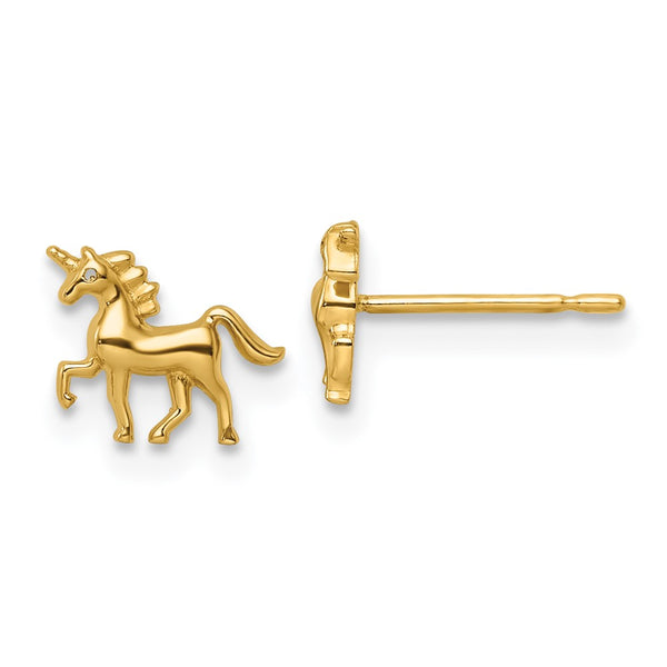 14k Madi K Unicorn Post Earrings-WBC-GK1152