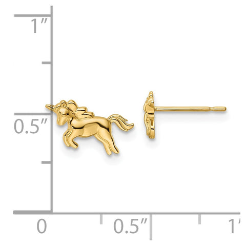 14k Madi K Unicorn Post Earrings-WBC-GK1153