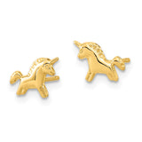 14K Madi K Polished Unicorn Post Earrings-WBC-GK1154