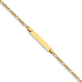 14k Madi K Figaro Baby ID Bracelet-WBC-GK326-6