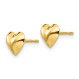 14k Madi K Children's Heart Post Earrings-WBC-GK733