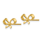 14k Bow Post Earrings-WBC-H1051