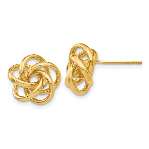 14k Love Knot Earrings-WBC-H442