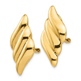 14k Non-pierced Fancy Earrings-WBC-H643