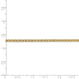 14k 1.8mm Lightweight Flat Bismark Chain-WBC-HLF13-16