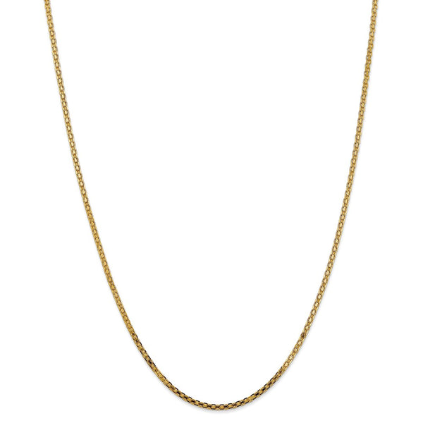 14k 1.8mm Lightweight Flat Bismark Chain-WBC-HLF13-18