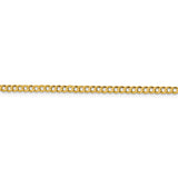 14k 3.1mm Lightweight Flat Cuban Chain-WBC-LCB080-24