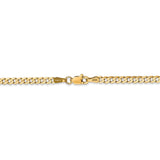 14k 3mm Open Concave Curb Chain-WBC-LCR080-8