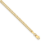 14k 3mm Open Concave Curb Chain-WBC-LCR080-8