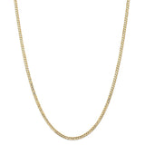 14k 3mm Open Concave Curb Chain-WBC-LCR080-18