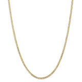 14k 3mm Open Concave Curb Chain-WBC-LCR080-22