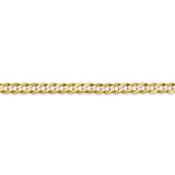 14k 3.8mm Open Concave Curb Chain-WBC-LCR100-18