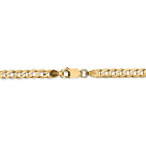 14k 3.8mm Open Concave Curb Chain-WBC-LCR100-7