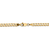14k 3.8mm Open Concave Curb Chain-WBC-LCR100-16