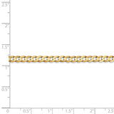 14k 3.8mm Open Concave Curb Chain-WBC-LCR100-7