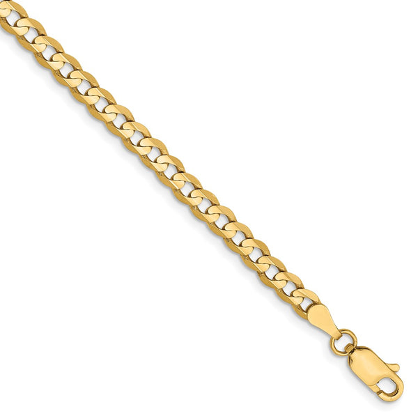 14k 3.8mm Open Concave Curb Chain-WBC-LCR100-8