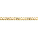 14k 4.5mm Open Concave Curb Chain-WBC-LCR120-8