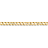 14k 4.5mm Open Concave Curb Chain-WBC-LCR120-16