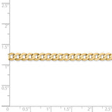 14k 4.5mm Open Concave Curb Chain-WBC-LCR120-7